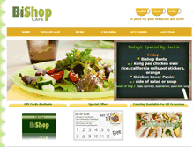 Tablet Screenshot of bishopcafe.com